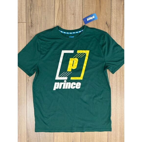 NWT Prince Pickleball Men's Green Graphic T-Shirt Size S Small - Picture 2 of 2